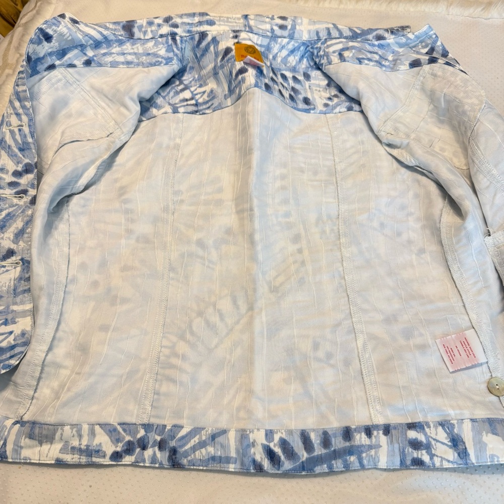 Ruby Rd. Abstract Medallion Print Jacket Button F… - image 7